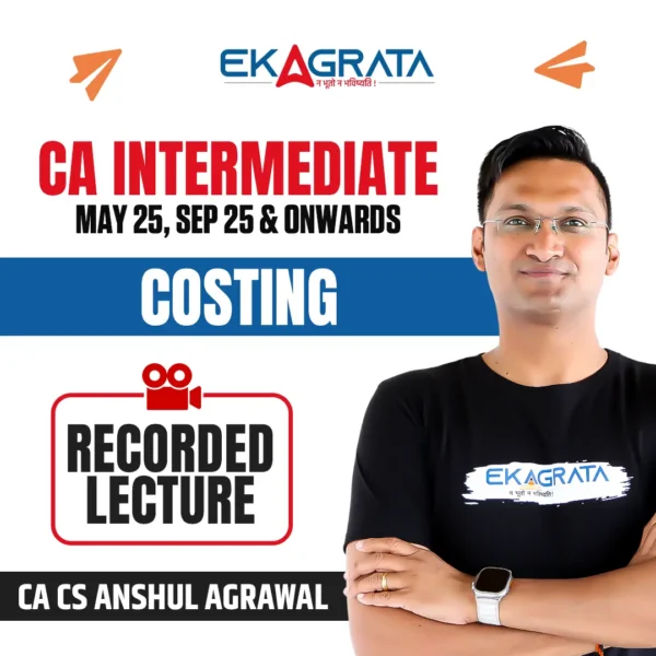 CA Intermediate Cost and Management Accounting